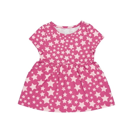 Wonder Nation Toddler Girl Short Sleeve Play Dress Now $1.24
