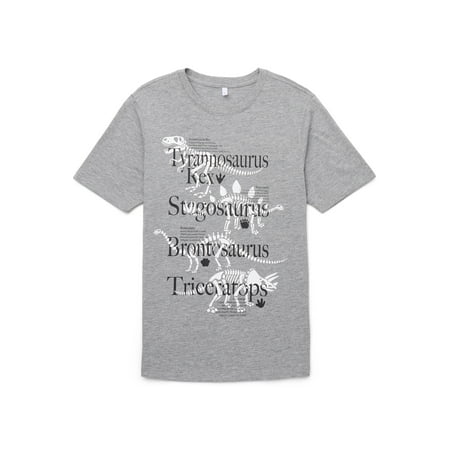 Wonder Nation, Boys' & Big Boys' Dino Bones Graphic Tee Now $3.50