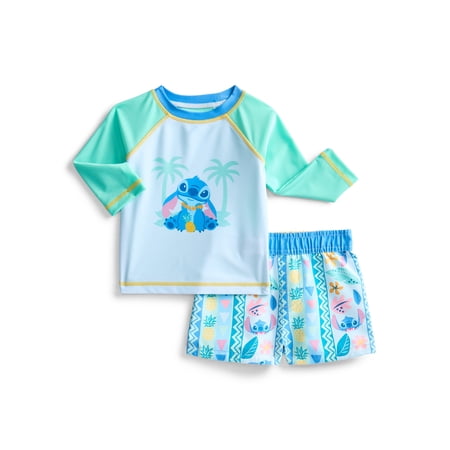 Character Baby Boy Rash Guard and Swim Trunk Set, 2-Piece Now $8.99