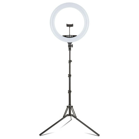 Vivitar 18" LED RGB Ring Light with Tripod, Phone Holder USB Charging Now $26.00 at Walmart