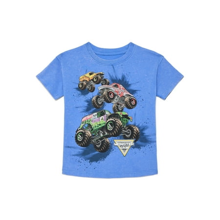 Monster Jam Toddler Graphic Crewneck Tee with Short Sleeves Now $5.98