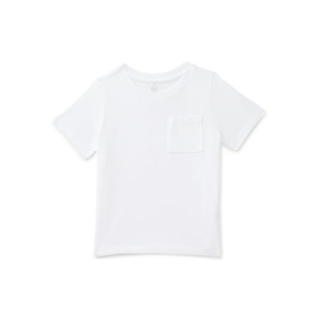 Wonder Nation Toddler Boys' Pocket Tee with Short Sleeves