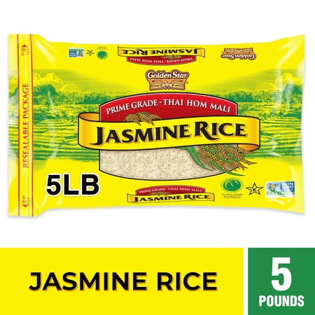 Golden Star Thai Hom Mali Jasmine Rice, 5 lbs Now $7.84