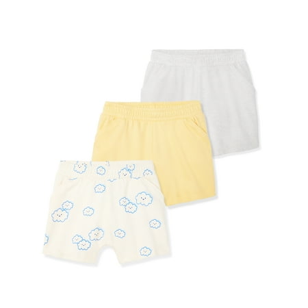 Garanimals Newborn & Baby Boy Cotton Pull-On Shorts, Solids & Prints, 3-Pack Now $7.24