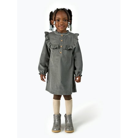 Modern Moments by Gerber Toddler Girl Ruffled Yoke Dress Now $6.50