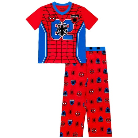 Spiderman 2-Piece Short Sleeve and Pant Pajama Set