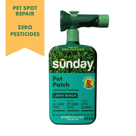Sunday Pet Patch Ready-to-Spray Lawn Repair for Pet Spots, 42.3 oz, 0-0-0.10 Now $24.97
