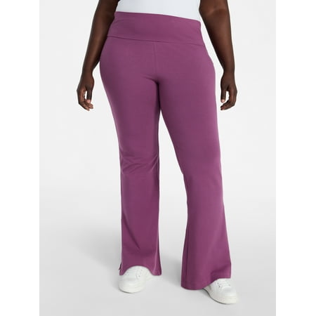 Terra & Sky Women's Plus Size Flare Leggings Now $7.75