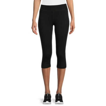 Athletic Works Women's Mid Rise Slim-Leg Capri Leggings Now $9.99