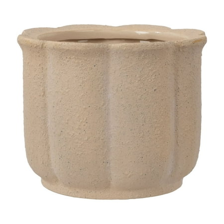 My Texas House 8" Ceramic Flower Planter Tan 8.2" Diameter x 6.5" Height Now $9.94