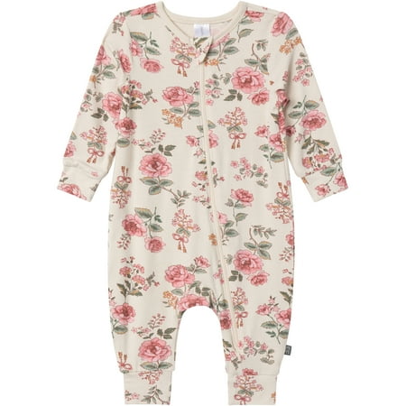 Modern Moments by Gerber Baby Neutral Super Soft Viscose Long Sleeve Coverall, Months Now $9.00