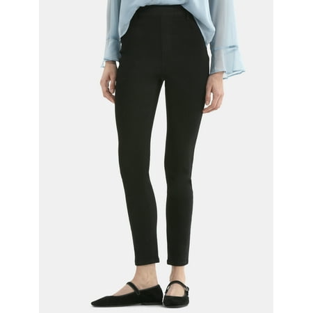 Time and Tru Women's High Rise Skinny Leg Denim Jegging, 28.5" Inseam Now $5.79