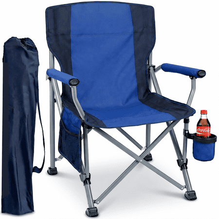 Camping Chairs for Adults, Portable Folding Lawn Chairs with Side Pockets & Cup Now $33.12
