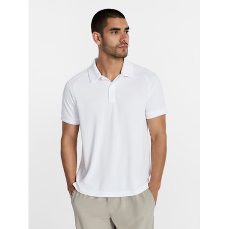Athletic Works Men's and Big and Tall Men's Active Mesh Polo Shirt Now $8.99