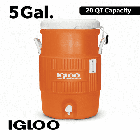 Igloo 5 Gallon Heavy-Duty Beverage Cooler, Orange Now $24.97