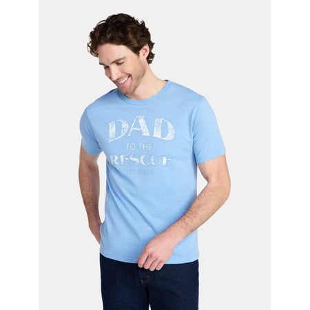Father's Day Men's Rescue Dad Graphic Tee by Way to Celebrate Now $4.19