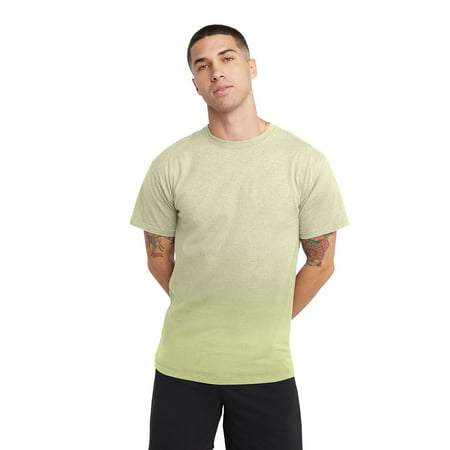 Hanes Men's & Big Men's Garment Dyed Dip Dye Ombre Tee Shirt Now $6.99