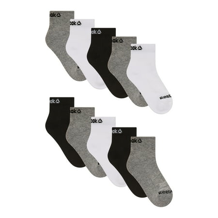 Reebok Boys Pro-Series Ankle Socks, 10-Pack Now $7.00