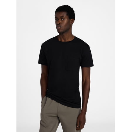 Athletic Works Men's and Big Men's Cotton Pocket Tee, and Tall Sizes Now $5.98