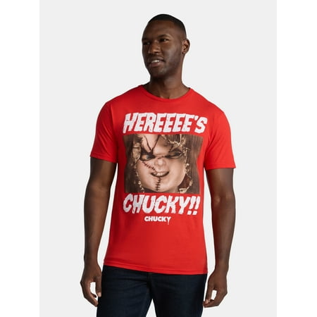 Chucky, Men's & Big Men's Halloween Graphic Tee