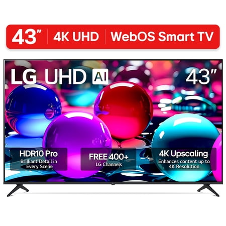 LG 43" 43UA7500ZUA 4K UHD UA75 AI Smart TV Now $228.00