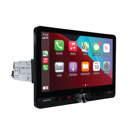 Dual Electronics 10.1" Touchscreen Car Stereo Receiver with Wireless Apple CarPlay Now $189.96