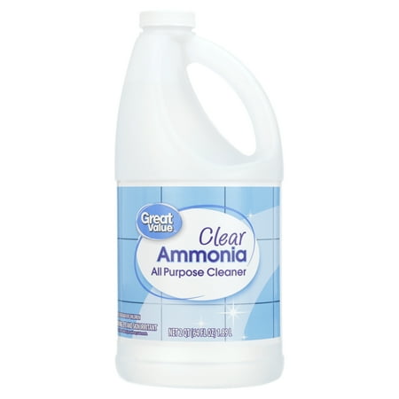 Great Value Clear Ammonia All Purpose Cleaners, 64 fl oz Now $0.98
