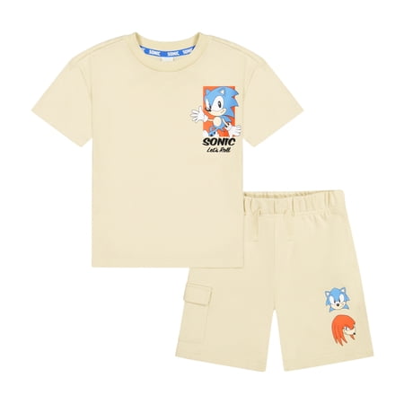 Sonic the Hedgehog Toddler Boy French Terry Short Set, Sizes 12 Months-5T Now $7.00
