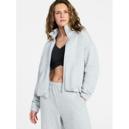 Athletic Works Women's Premium Fleece Active Jacket, Midweight Now $8.11