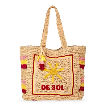 No Boundaries Women's De Sol Beach Tote Bag, Multi Del Sol Now $24.48
