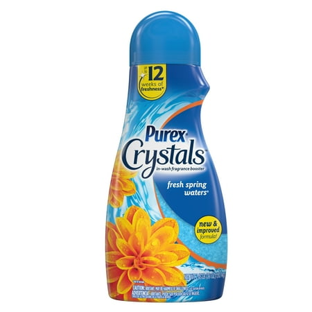 Purex Crystals In-Wash Fragrance and Scent Booster, Fresh Spring Waters, 39 Ounce Now $6.97