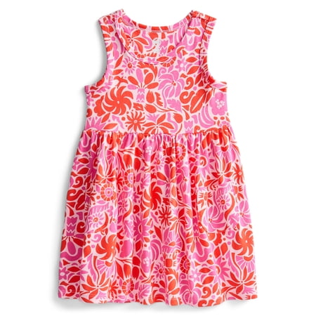 Wonder Nation Toddler Girls Sleeveless Knit Tank Play Dress Now $5.24