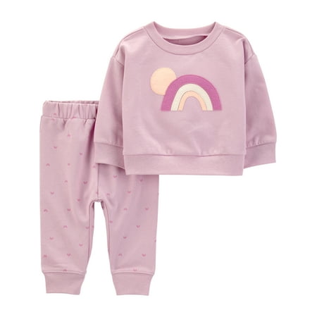 Carter's Child of Mine Baby Girl Outfit Set, 2-Piece, Sizes 0/3-24 Months Now $4.50