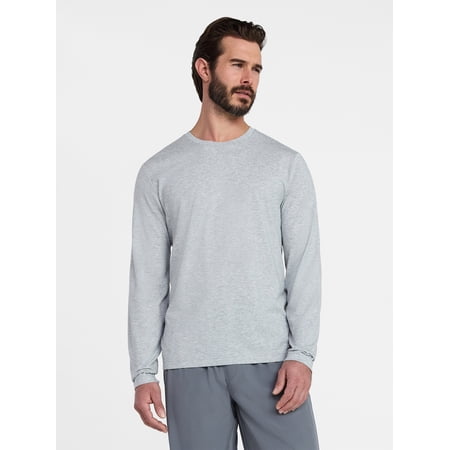 Athletic Works Men's and Big & Tall Men's Tri-Blend Tee with Long Sleeves Now $8.98