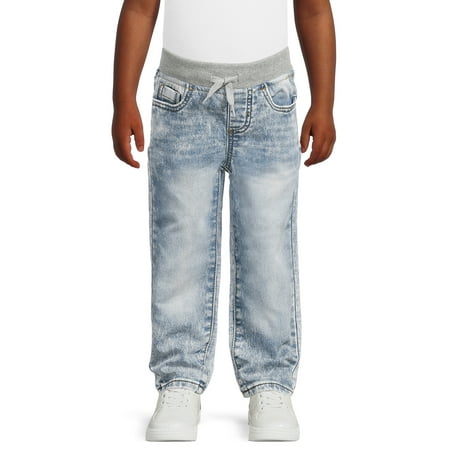 Wonder Nation Toddler Boy's Knit Denim Jeans Now $8.99