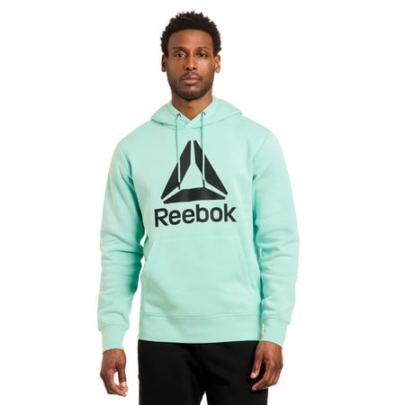 Reebok Men's and Big Men's Big Logo Fleece Hoodie Sweatshirt Now $18.00