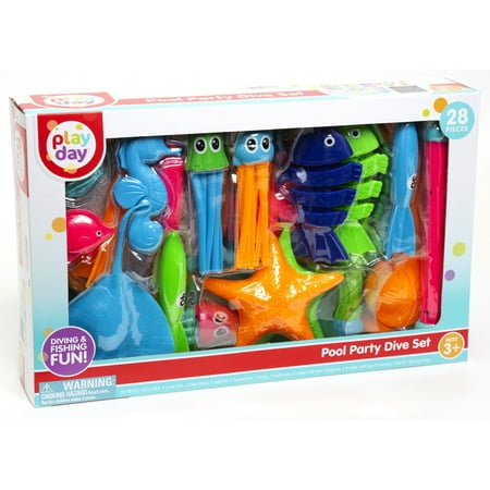 Play Day 28-Piece Pool Party Deluxe Dive Set Now $19.97 at Walmart