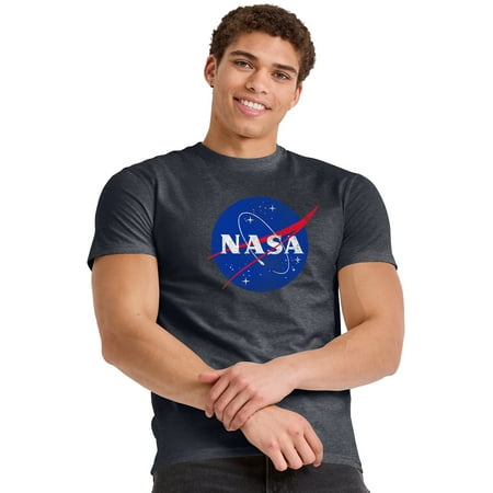 Hanes Men's & Big Men's NASA Graphic Tee Shirts Now $4.99