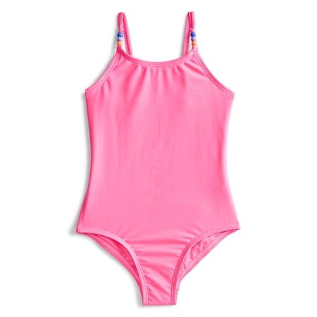 Wonder Nation Girls One Piece Swimsuit with UPF 50+, & Now $8.98