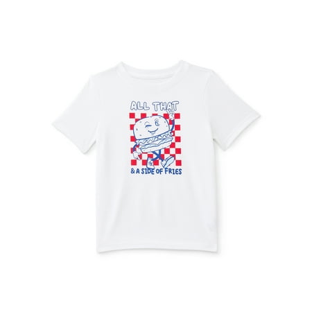 Wonder Nation Toddler Boys Short Sleeve Graphic T-Shirt Now $3.48