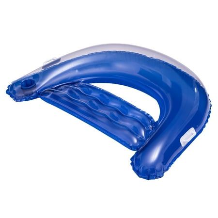 Bluescape Inflatable Comfort Chair Lounge Pool Float, Blue ,Age 14 & up, Unisex Now $7.97