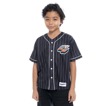 Hot Wheels Boys Graphic Baseball Jersey Now $10.00