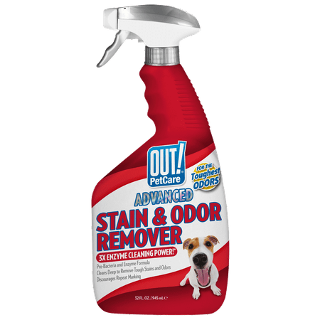 Out Advanced Pro-Bacteria Dog and Cat Stain and Odor Remover - 32oz Now $6.28