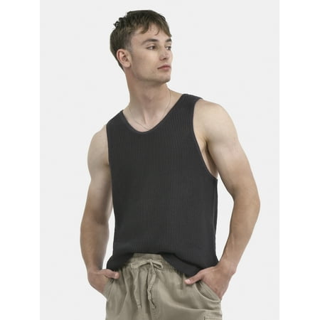 No Boundaries Mesh Stitch Sweater Tank Top, Men's and Big Men's Now $10.07