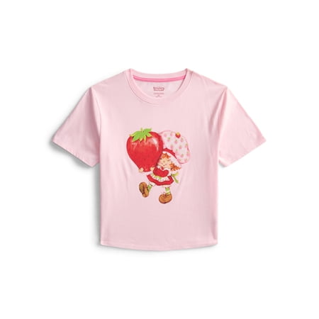 Strawberry Shortcake Girls Embellished Graphic Tee with Short Sleeves Now $3.42