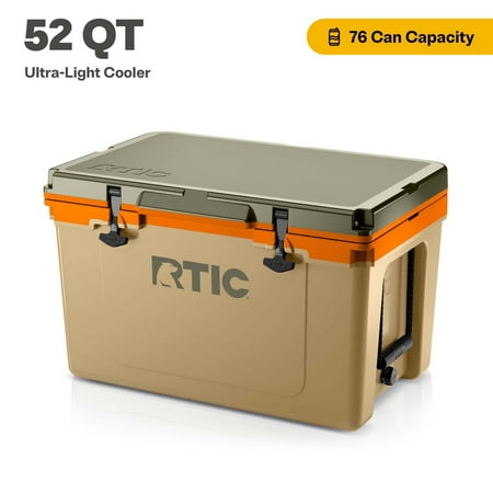 RTIC Ultra-Light 52 Qt Hard-Sided Ice Chest Cooler, Fits 76 Cans, Trailblazer Now $206.10