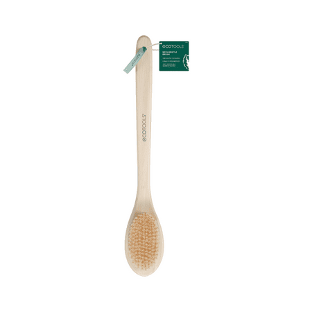 EcoTools Bath Bristle Brush, for Cleansing & Exfoliating, Synthetic Bristles, Brown Now $6.98