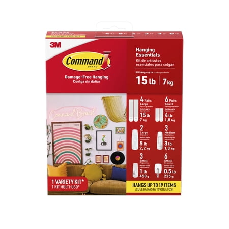 Command Labor Day Decorations Kit, Variety Pack, Holds .5 to 16 lbs, Picture Hangers Now $14.84