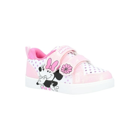 Minnie Mouse Toddler Girls’ Sparkle Court Sneakers Now $9.89