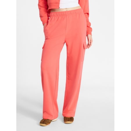 No Boundaries French Terry Cargo Pants, 30" Inseam, Women's XXS-XXL Now $4.75